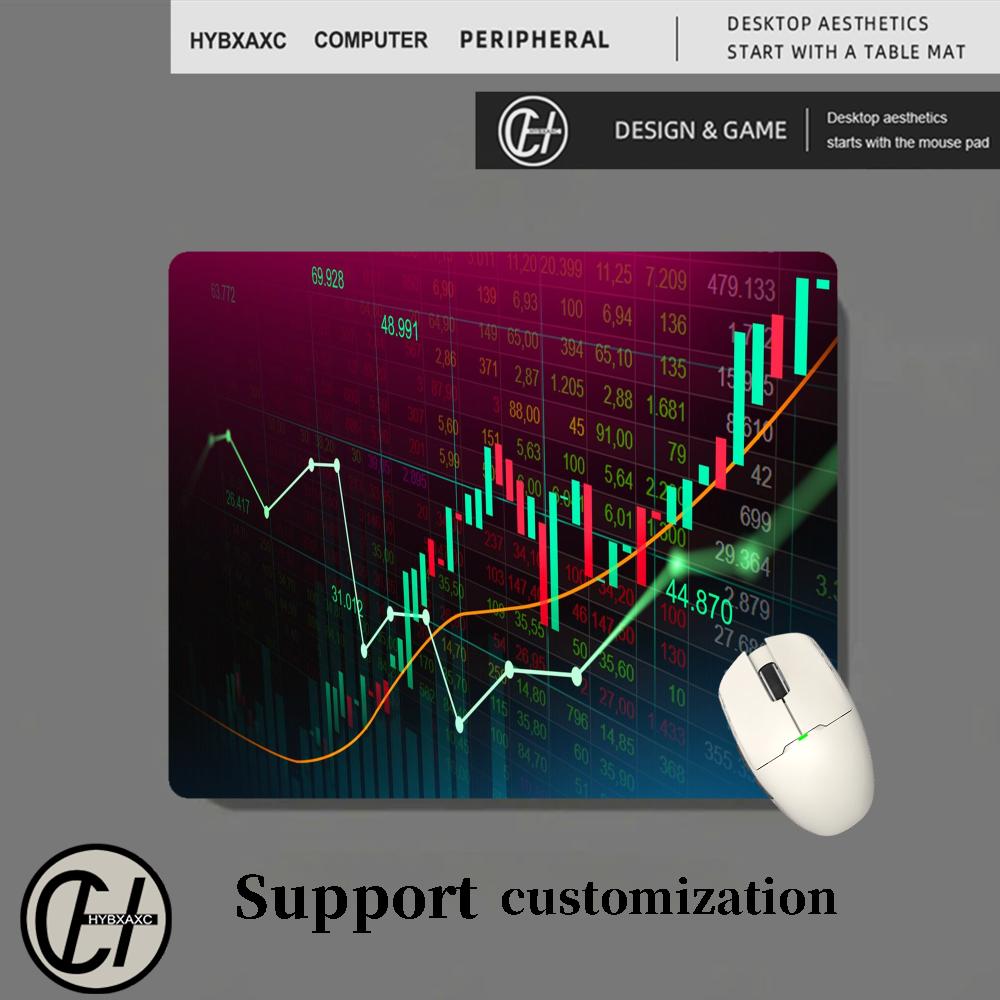 Gaming Accessories Market - Market Trading Graph Square Mouse Pad
