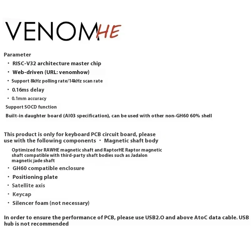 Geonworks Venom60 HE Venom65 H - đánh giá và giá Venom Gaming Accessories