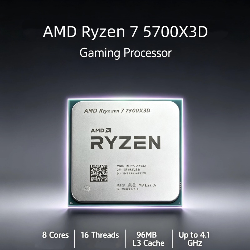 New AMD Ryzen 7 5700X3D R7 570 - đánh giá và giá Amd Cpu Ryzen 7