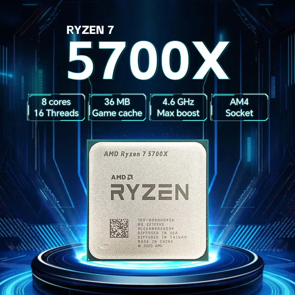 AMD Ryzen 7 5700X R7 5700X 8 C - đánh giá và giá Amd Cpu Ryzen 7