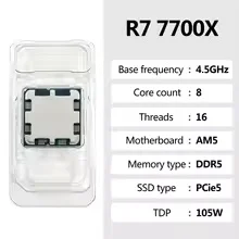 AMD Ryzen 7 7700X R7 7700X 8 C - đánh giá và giá Amd Cpu Ryzen 7