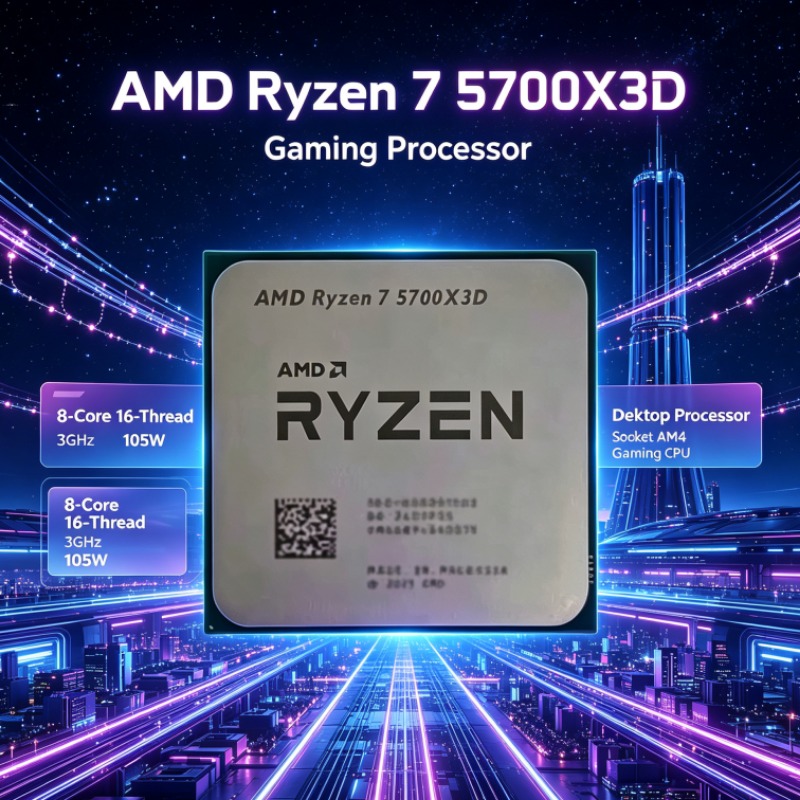 AMD Ryzen 7 5700X3D Desktop CP - đánh giá và giá Amd Cpu Ryzen 7