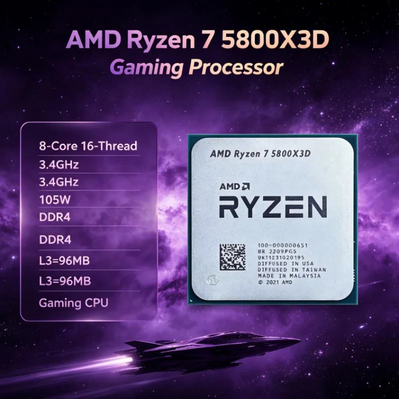 AMD R7 5800X3D 96 MB 105W 7nm  - đánh giá và giá Amd Cpu Ryzen 7