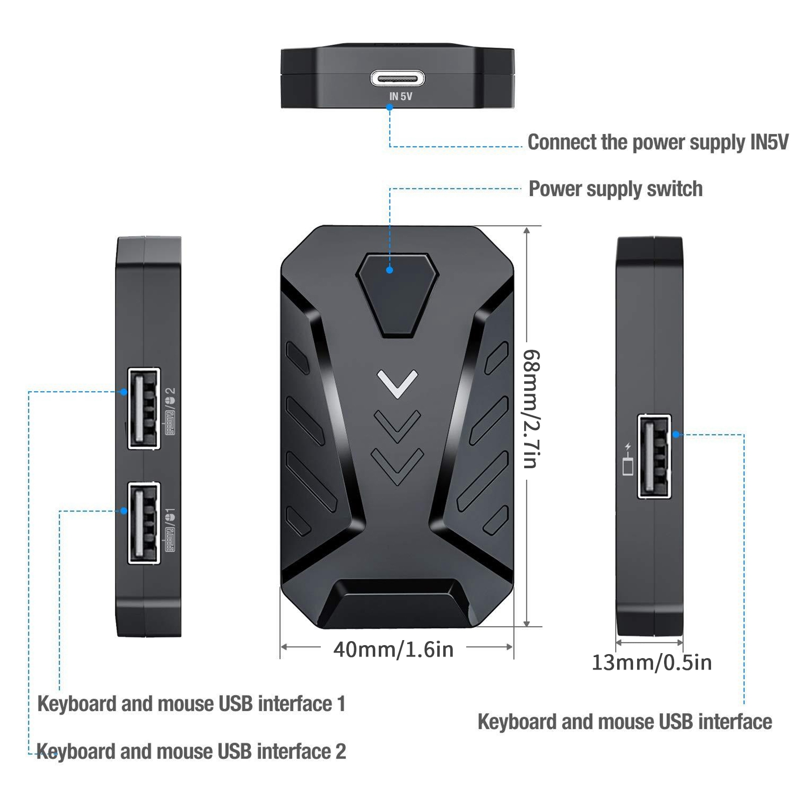 Gaming Keyboard Mouse Converte - đánh giá và giá Gaming Accessories For Android
