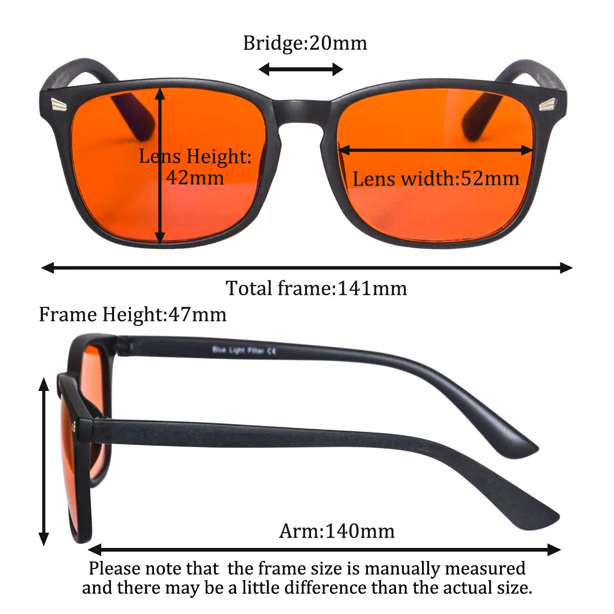 SHINU Orange Tinted Glasses Bl - đánh giá và giá Gaming Glasses Tinted