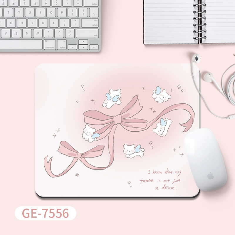 Korea Ins Bow Pink Rubber Desk - đánh giá và giá Gaming Accessories Korea