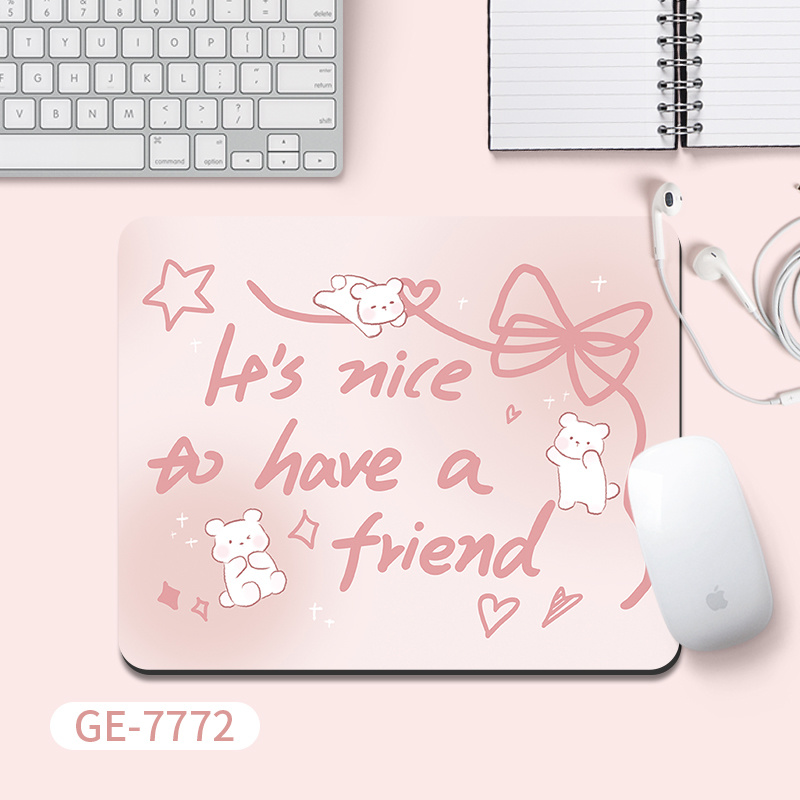 Korea Ins Bow Pink Rubber Desk - đánh giá và giá Gaming Accessories Korea