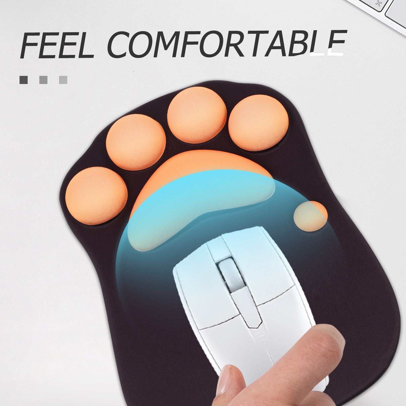 Cat Paw Mouse Pad Soft Wrist S - đánh giá và giá Gaming Accessories Shop