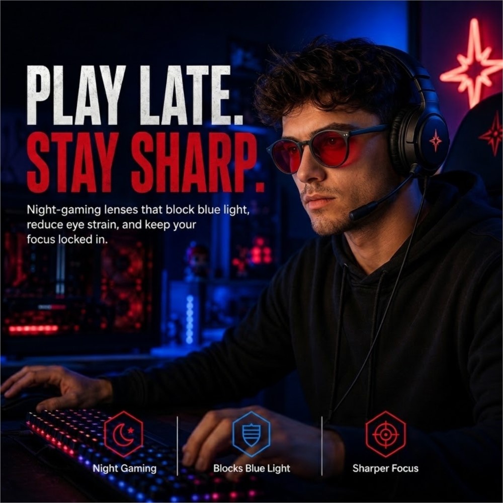 Gaming Eyewear Prevent Eye Fat - đánh giá và giá Gaming Glasses Tinted