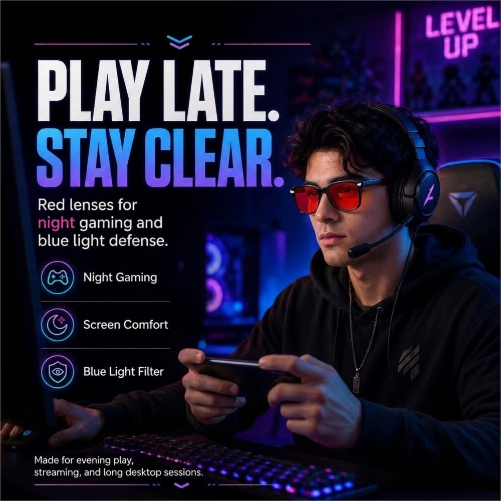 Anti Blue Light Gaming Glasses - đánh giá và giá Gaming Glasses Tinted
