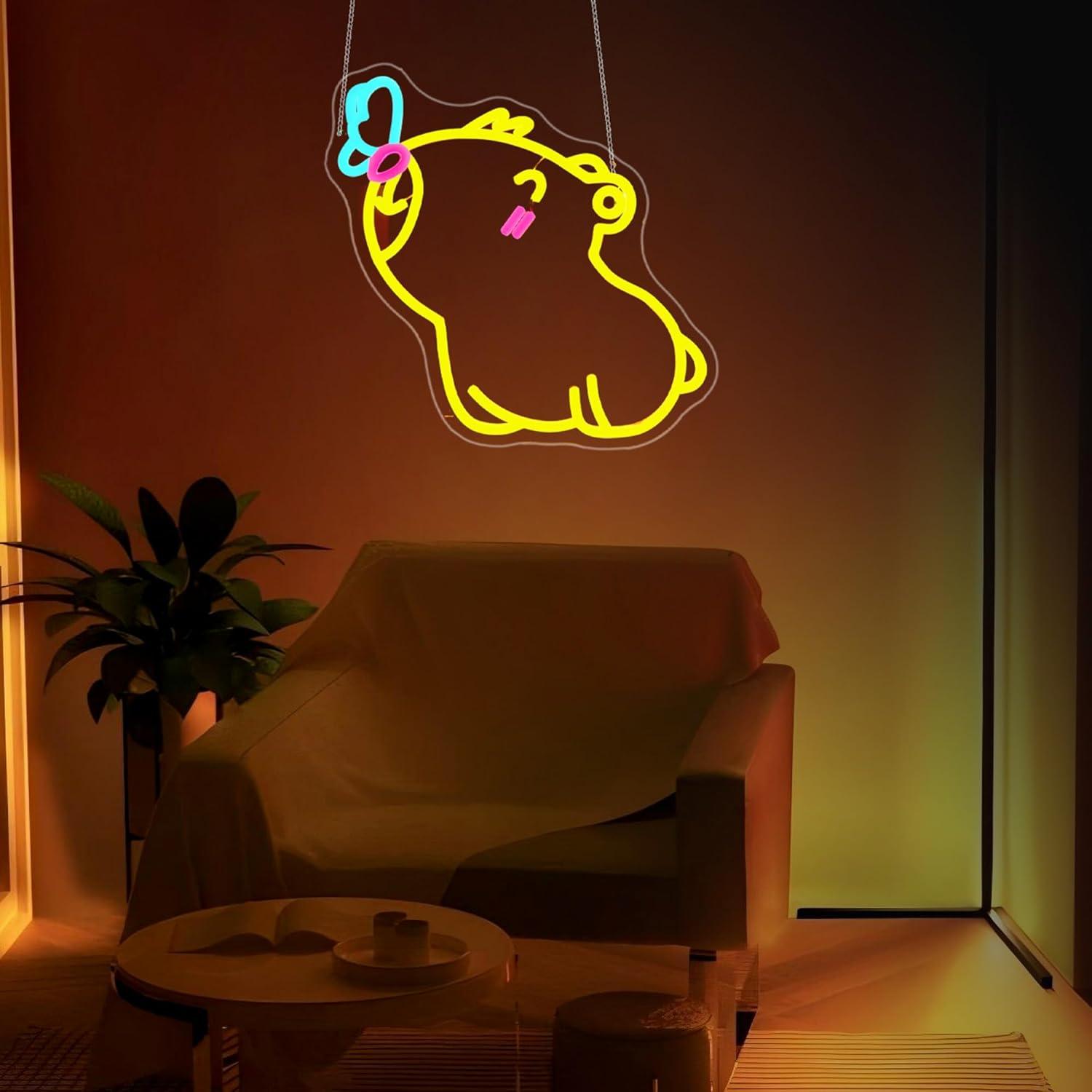 Capybara Neon Sign USB Dimmabl - đánh giá và giá Gaming Accessories Shop