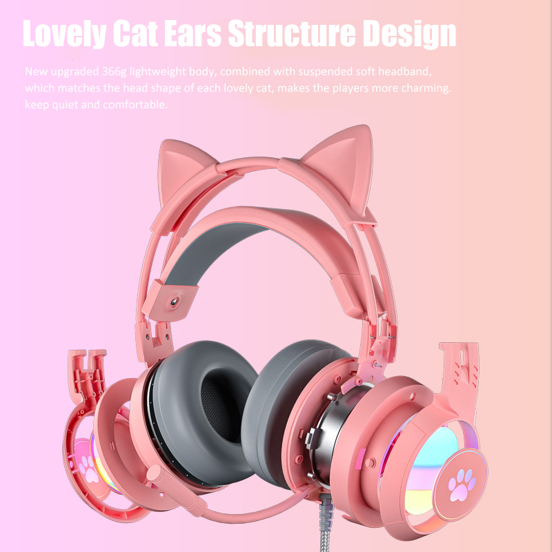 Cute Cat Ear Gaming Headphones - đánh giá và giá Gaming Accessories For Kids