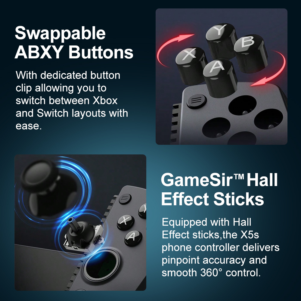 GameSir X5s Phone Gamepad for  - đánh giá và giá Gaming Accessories For Android