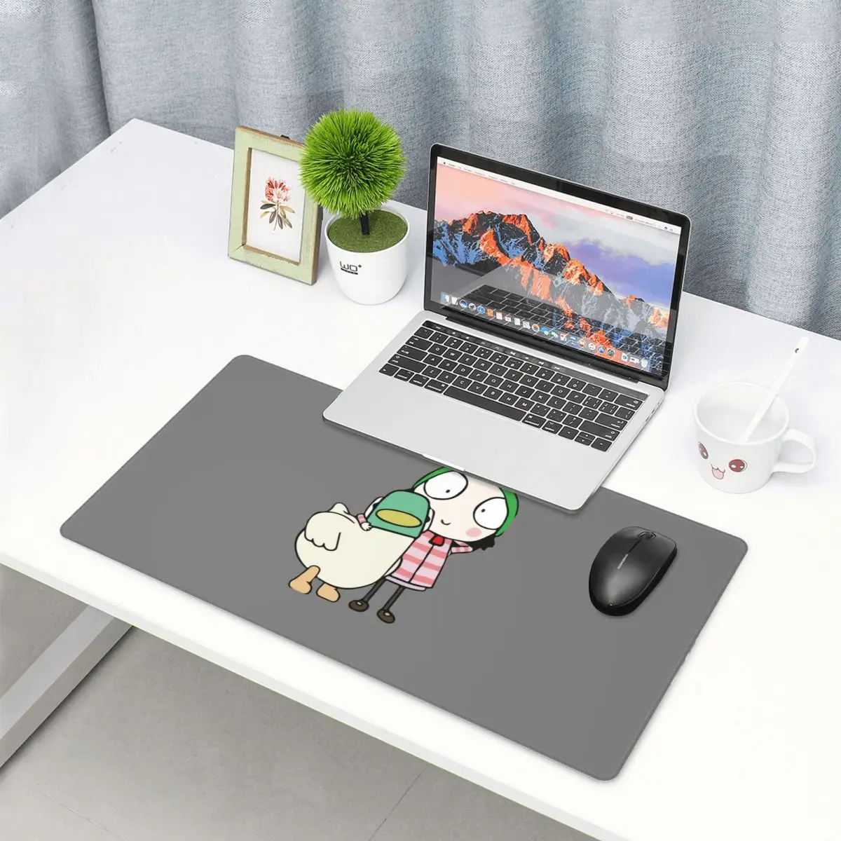 Large Mouse Pad Sarah And Duck - đánh giá và giá Gaming Accessories To Have