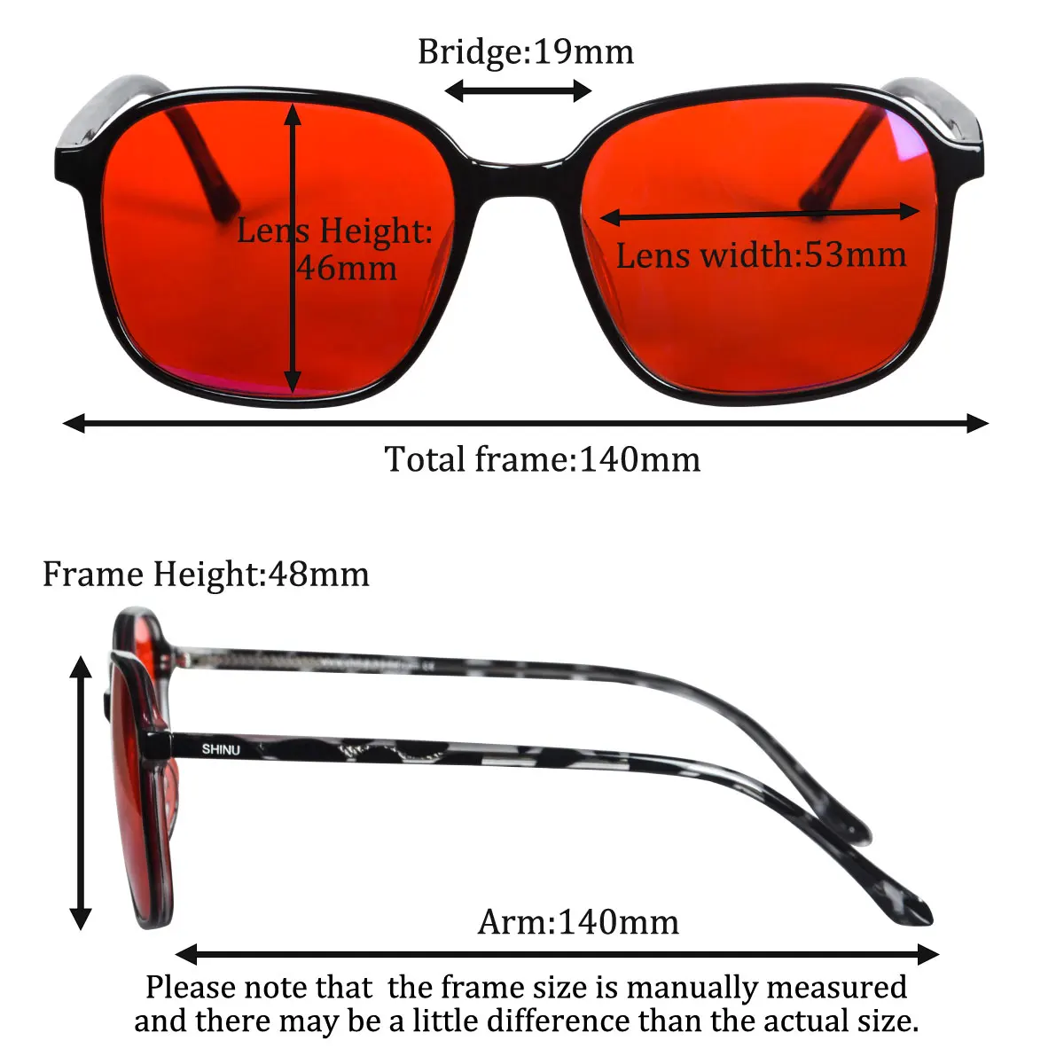 SHINU Blue Light Filter Glasse - đánh giá và giá Gaming Glasses Tinted