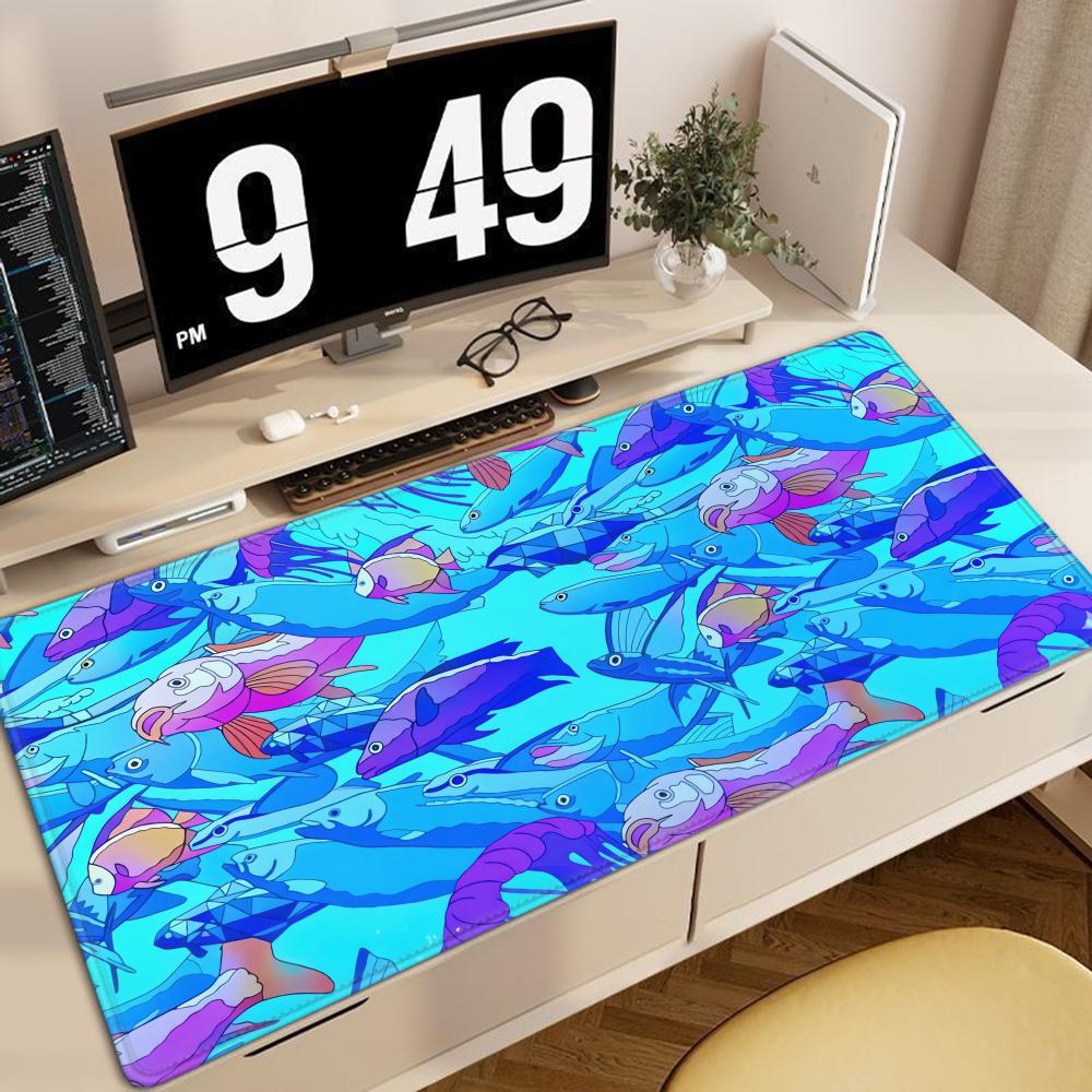 HD Printing Fish Rubber Mouse  - đánh giá và giá Gaming Accessories For Table